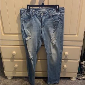 AE light wash jegging